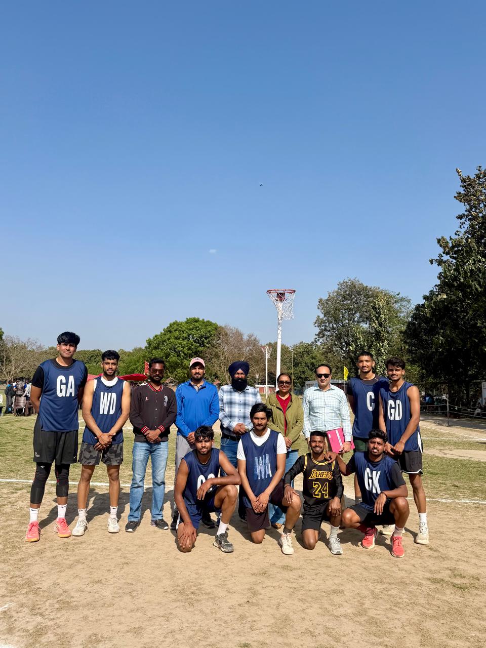 Winners of the PU Inter-College Netball Championship.